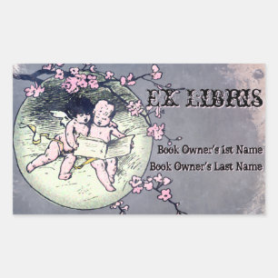 Engelen lezen door Cherry Blossom Moon_Book Labels