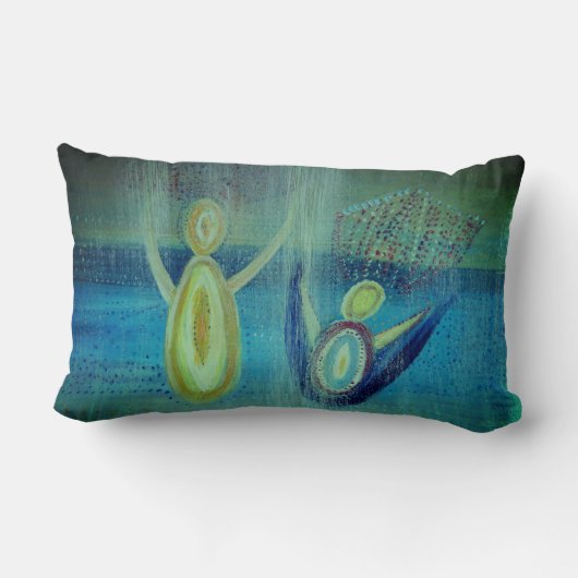 Engelen Lumbaal Kussen 33 cm x 53 cm (Achterkant)