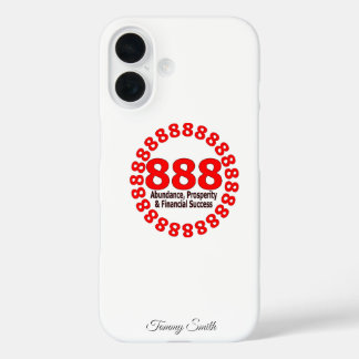 Engelen nummer 888 | Overvloed en welvaart iPhone 16 Hoesje
