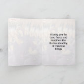 Engelen Omringend Maagd & Kind - Wilton Diptych Feestdagen Kaart (Binnen)