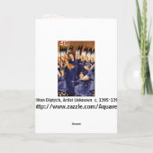 Engelen Omringend Maagd & Kind - Wilton Diptych Feestdagen Kaart (Achterkant)