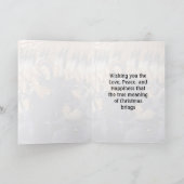 Engelen Omringend Maagd & Kind - Wilton Diptych Feestdagen Kaart (Binnen)