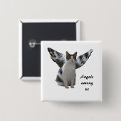 Engelen onder ons Button (Voorkant /achterkant)