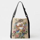 Engelen onder ons tonen kruislichaam en canvas tas (Voorkant)