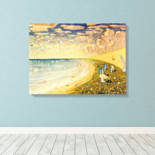 Engelen (Paradijs) Mikalojus ciurlionis | | Canvas Afdruk (Insitu (Houten vloer))