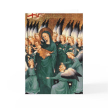 Engelen rond Maagd en Christus Kind