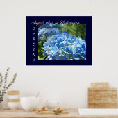 Engelen slapen in Hydrangea tuinen kunstprinten Bl Poster (Keuken)
