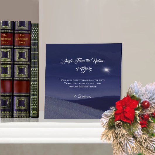 Engelen uit de rijken van de glorie Kerstmis Feestdagenkaart