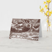 Engelen uit het boek Openbaring - Wenskaart Kaart (Gele Bloem)