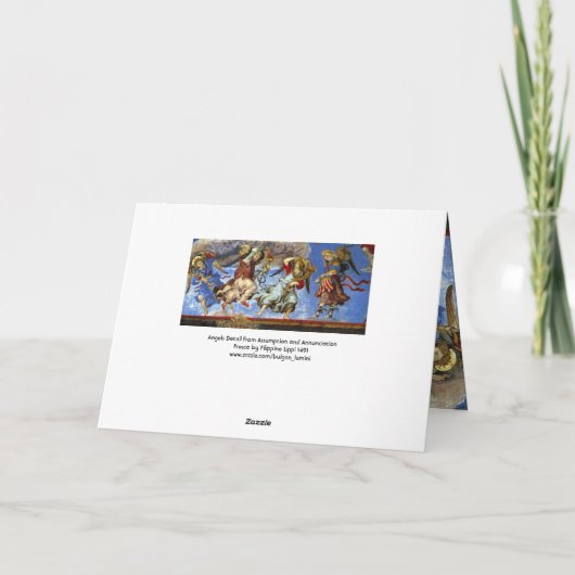 Engelen uit veronderstelling en aankondiging door  (Achterkant)