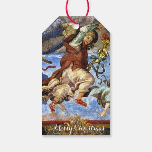 Engelen uit veronderstelling en aankondiging door  cadeaulabel (Achterkant)