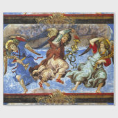 Engelen uit veronderstelling en aankondiging door  cadeaupapier (Vlak)