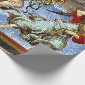 Engelen uit veronderstelling en aankondiging door  cadeaupapier (Hoek)