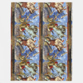 Engelen uit veronderstelling en aankondiging door  fleece deken (Voorkant)