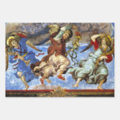 Engelen uit veronderstelling en aankondiging door  inpakpapier vel (Voorkant)