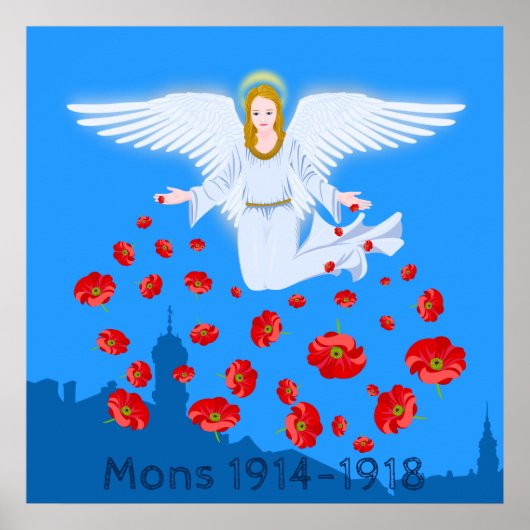 Engelen van Bergen – herdenking WOI Poster (Voorkant)