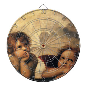 Engelen van de Sixtijnse Madonna door Raphael Sanz Dartbord
