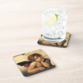 Engelen van de Sixtijnse Madonna door Raphael Sanz Drankjes Onderzetter (Rechterzijde)