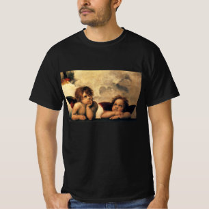 Engelen van de Sixtijnse Madonna door Raphael Sanz T-shirt
