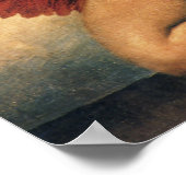 Engelen van de Sixtijnse Madonna van Raphael Sanzi Poster (Hoek)