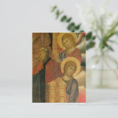 Engelen van het Altaarstuk van Trinita van de Feestdagenkaart (Staand voorkant)