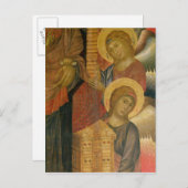 Engelen van het Altaarstuk van Trinita van de Feestdagenkaart (Voorkant / Achterkant)