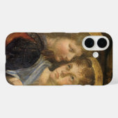 Engelen van Leonardo da Vinci's Doop van Christus Case-Mate iPhone Case (Achterkant (horizontaal))