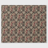 Engelen van tweedracht - gotische barok cadeaupapier (Vlak)