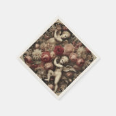 Engelen van tweedracht - gotische barok servet (Hoek)