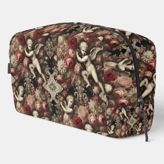 Engelen van tweedracht - gotische barok toilettasje (Rechterhoek)