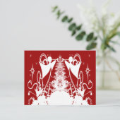 Engelen veranderen van kleur - Gepersonaliseerd Briefkaart (Staand voorkant)