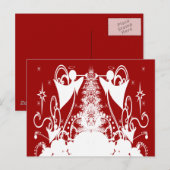 Engelen veranderen van kleur - Gepersonaliseerd Briefkaart (Voorkant / Achterkant)