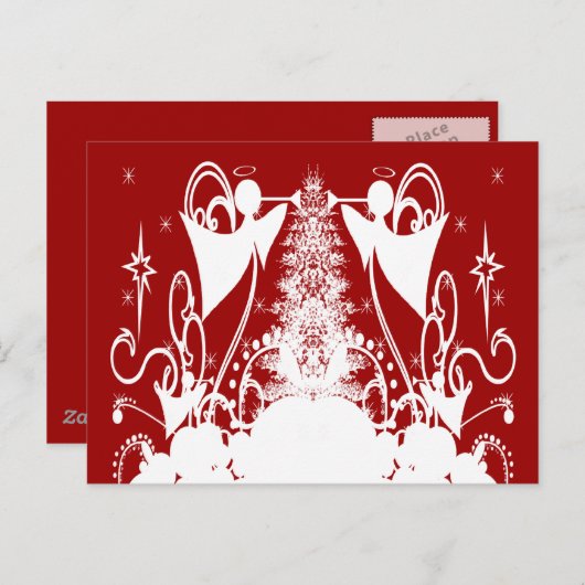 Engelen veranderen van kleur - Gepersonaliseerd Briefkaart (Voorkant / Achterkant)