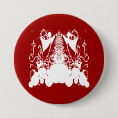 Engelen veranderen van kleur ronde button 7,6 cm (Voorkant)