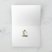 Engelen vereren het Christuskind – Bougereau Feestdagen Kaart (Binnen)