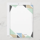 Engelen verjaardagsfeestje kaart (Achterkant)