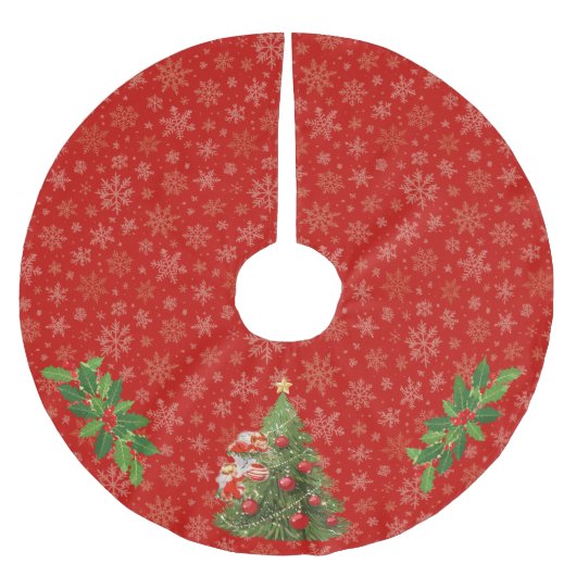 Engelen versieren de kerstboom kerstboom rok (Voorkant)