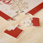Engelen versieren de kerstboom legpuzzel (Zijkant)