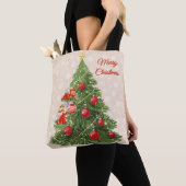 Engelen versieren de kerstboom tote bag (Dichtbij)