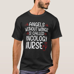 engelen vleugels oncologie verpleegster verpleegst t-shirt