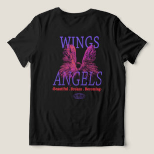 Engelen Vleugels Tri-Blend Shirt