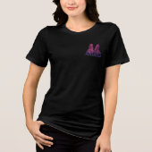 Engelen Vleugels Tri-Blend Shirt (Voorkant)