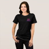Engelen Vleugels Tri-Blend Shirt (Voorkant volledig)