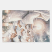 Engelen waken over je inpakpapier vel (Voorkant 3)