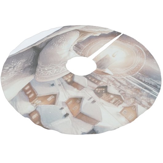 Engelen waken over je kerstboom rok (Gekanteld)