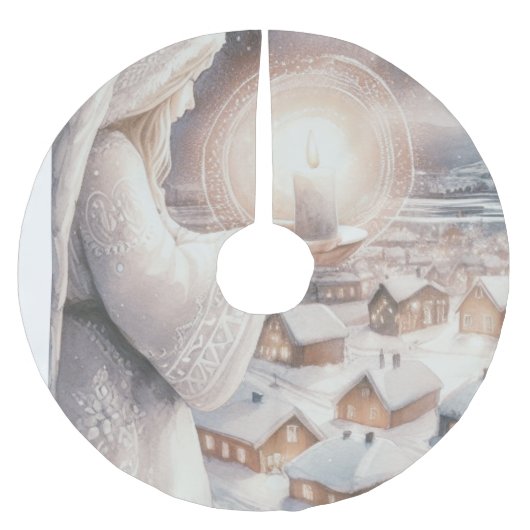 Engelen waken over je kerstboom rok (Voorkant)