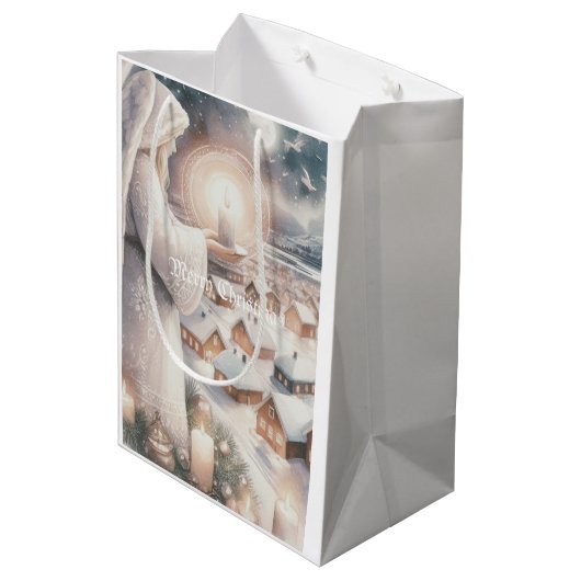 Engelen waken over je medium cadeauzakje (Achterkant Gekanteld)