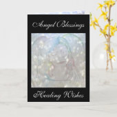 Engelen zegeningen worden goed kaart (Gele Bloem)