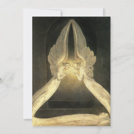  engelen zweven over Jezus Christus (Voorkant)