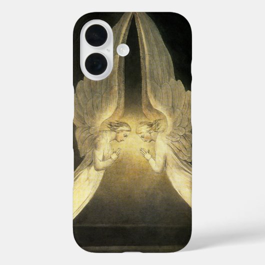 engelen zweven over Jezus Christus Case-Mate iPhone Case (Achterkant)